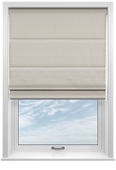 Calvert, Mist - Twist&Fit Roman Blind